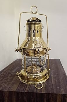 Amazon.co.jp: 航海真鍮ランタン オイルランプ 装飾ハンギング